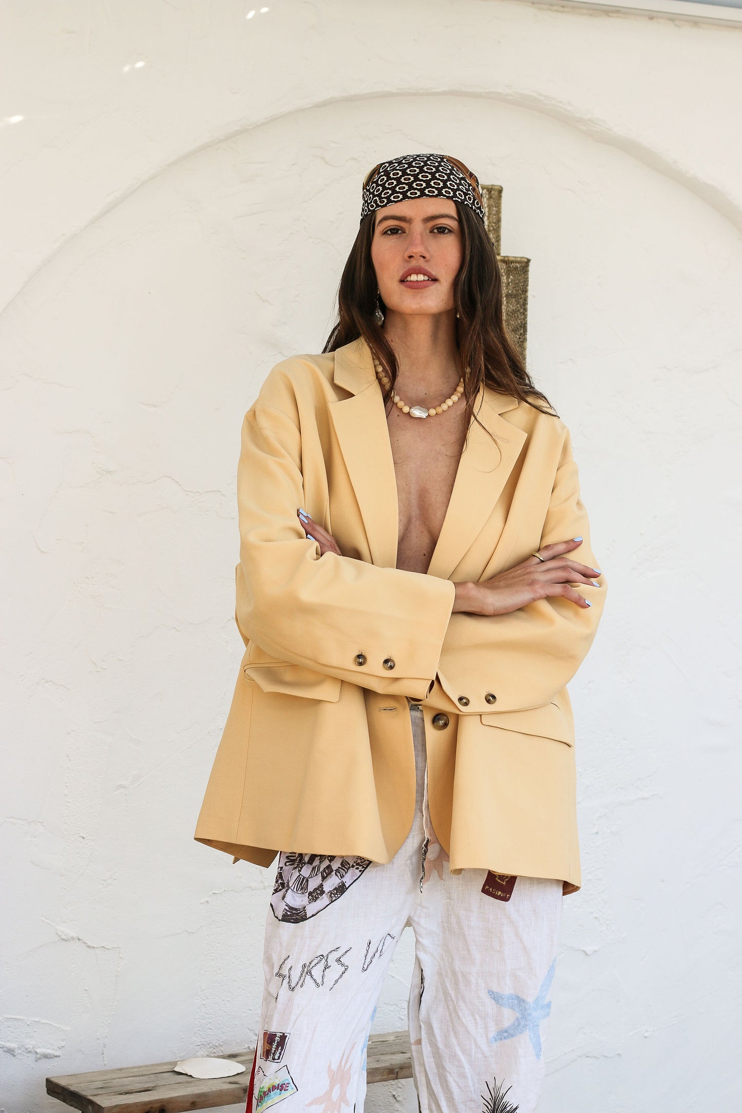 Lenni necklace (yellow)