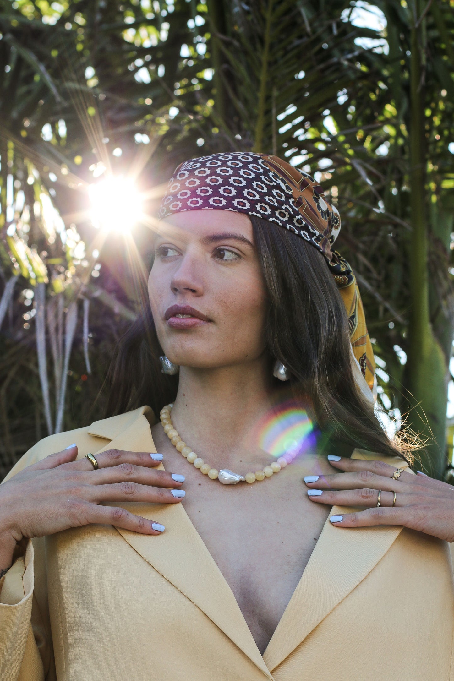 Lenni necklace (yellow)
