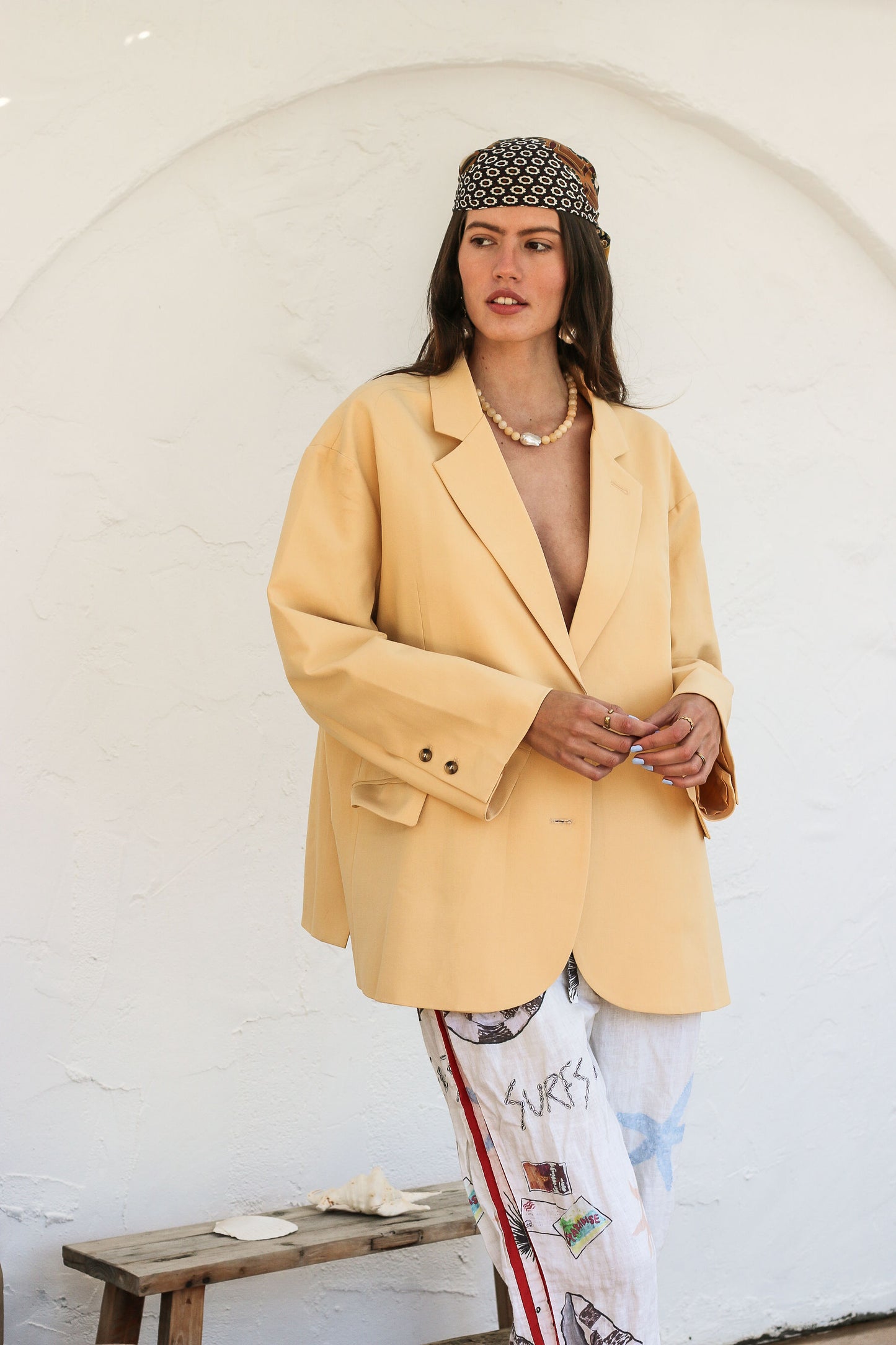Lenni necklace (yellow)
